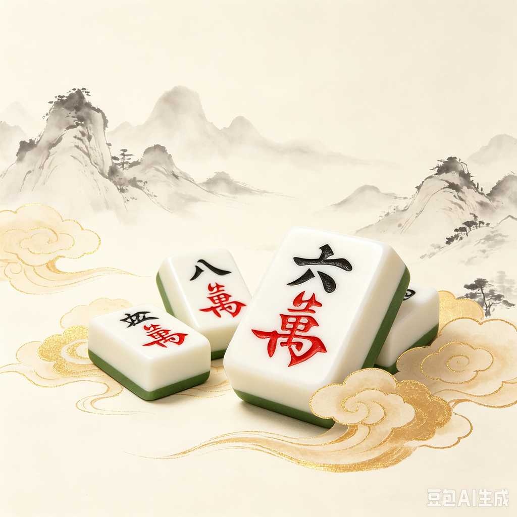exquisite mahjong set for collection
