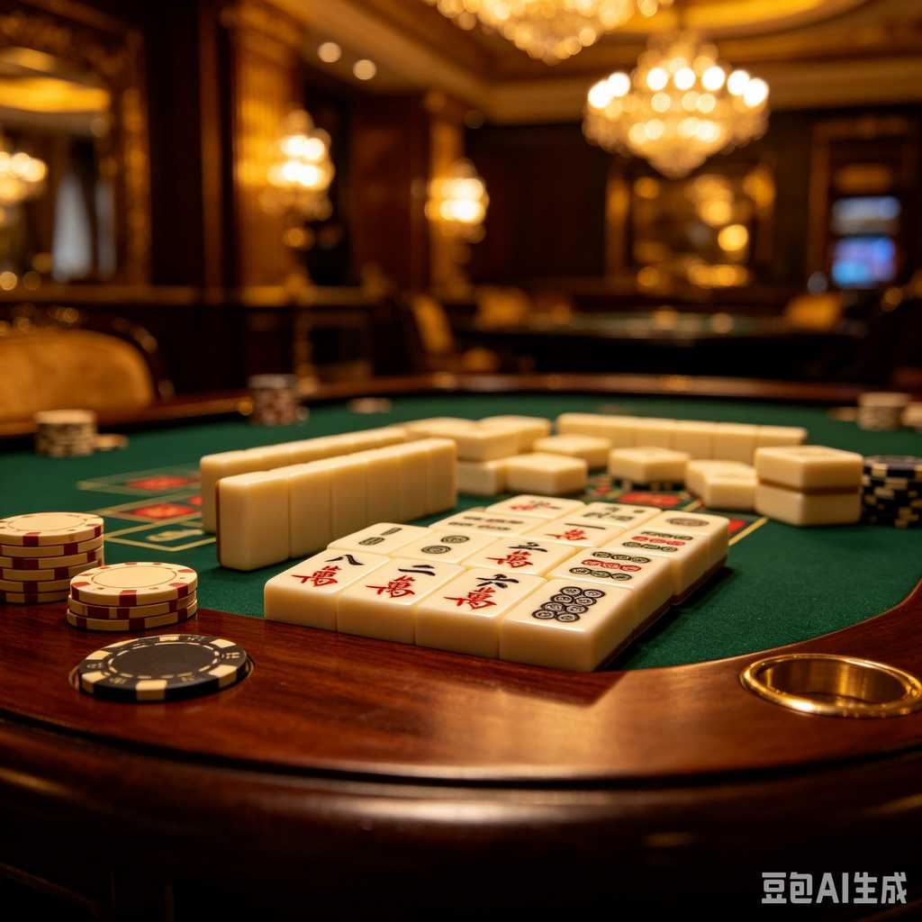 engraved texture mahjong tiles
